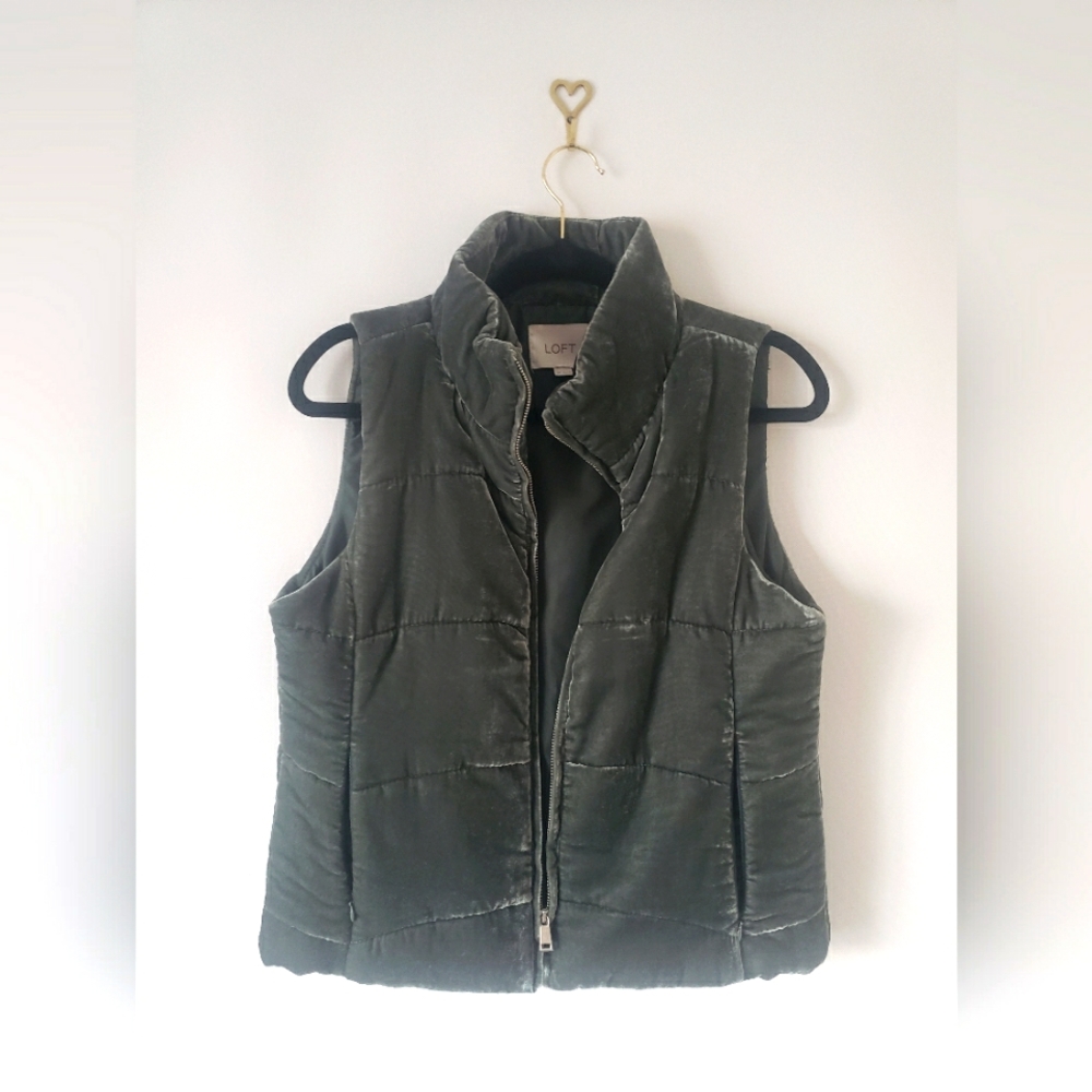 Ann Taylor LOFT Green Vest